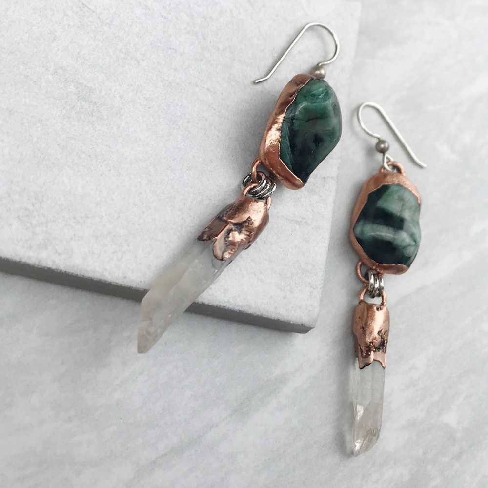 NEW Free People Anchor Stone Earrings - Picture 9 of 11